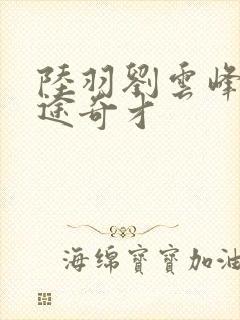 陆羽刘云峰 鸿途奇才