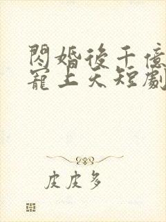 闪婚后千亿总裁宠上天短剧免费观看