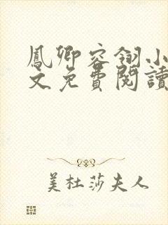 凤卿容翎小说全文免费阅读