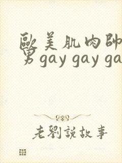 欧美肌肉帅哥男男gay gay gay