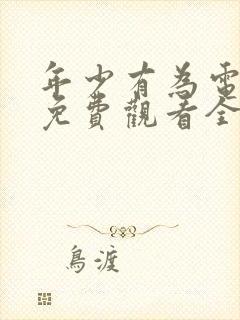 年少有为电视剧免费观看全集高清版