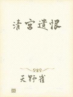 清宫遗恨