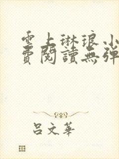 云上琳琅小说免费阅读无弹窗