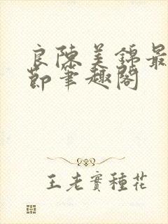 良陈美锦最新章节笔趣阁