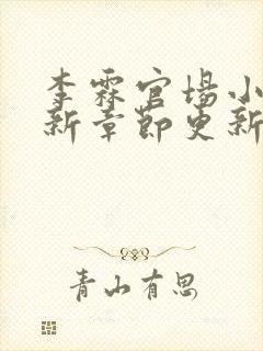 李霖官场小说最新章节更新封面