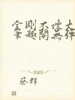 金刚不坏大寨主笔趣阁无弹窗