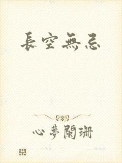 长空无忌封面