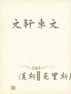 文轩车文封面