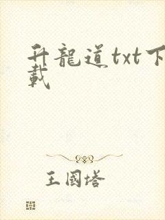 升龙道txt下载