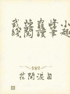 武炼巅峰小说在线阅读笔趣阁