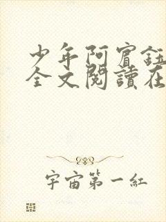 少年阿宾钰慧篇全文阅读在线