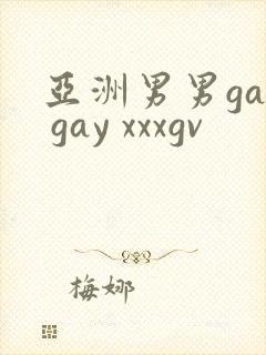 亚洲男男gay gay xxxgv
