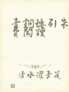青铜穗引朱鸾免费阅读