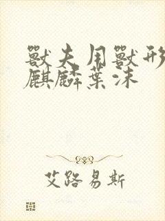 兽夫用兽形播种麒麟叶沫封面