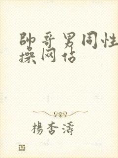 帅哥男同性恋互操网站