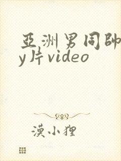 亚洲男同帅gay片video封面