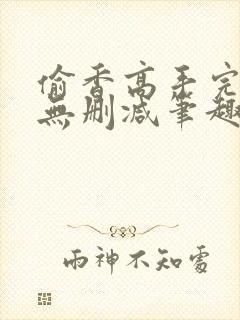 偷香高手完整版无删减笔趣阁无弹窗封面