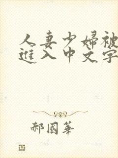 人妻少妇被猛烈进入中文字幕