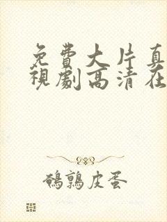 免费大片真人电视剧高清在线观看