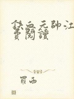 铁血元帅江天免费阅读