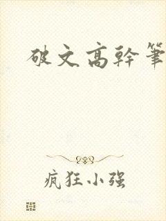 破文高干笔趣阁