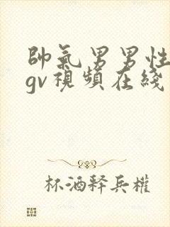 帅气男男性行为gv视频在线看