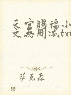 天官赐福小说全文无删减txt