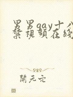 男男gay十八禁视频在线观看