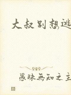 大叔别想逃封面