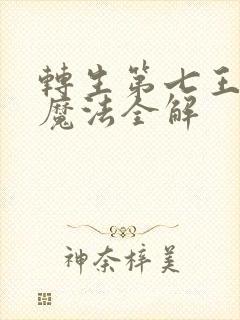转生第七王子的魔法全解