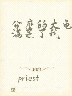 公么的大龟强大满足了我