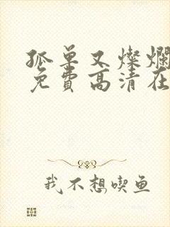 孤单又灿烂的神免费高清在线观看