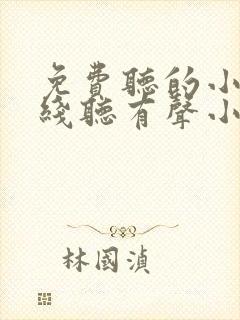 免费听的小说在线听有声小说封面