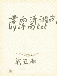 君向潇湘我向秦by诗南txt