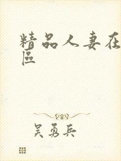 精品人妻在线一区