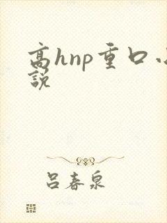 高hnp重口小说
