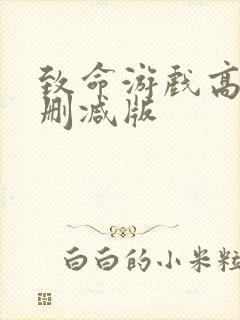 致命游戏高清无删减版