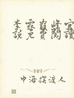 李霖巅峰官场小说免费阅读笔趣阁最新章节