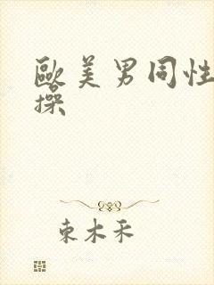 欧美男同性恋互操