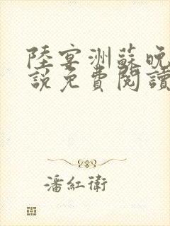 陆宴洲苏晚星小说免费阅读最新章节封面