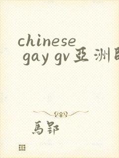chinese gay gv亚洲帅哥封面