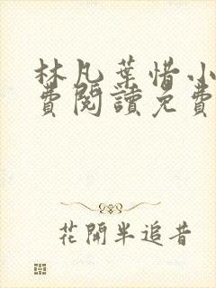 林凡叶惜小说免费阅读免费