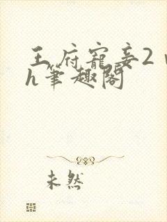 王府宠妾2ⅴ1h笔趣阁