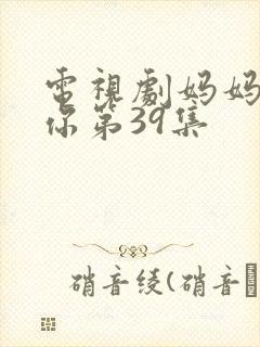 电视剧妈妈在等你第39集