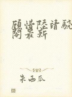 顾惜陆靖骁笔趣阁最新