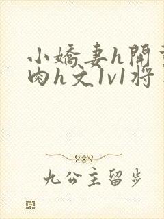 小娇妻h开荤粗肉h文1v1将军封面