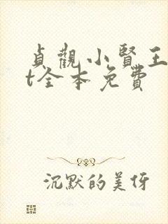 贞观小贤王txt全本免费封面