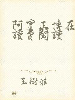 阿宾正传在线阅读费阅读