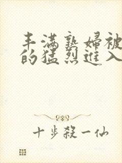 丰满熟妇被粗大的猛烈进入在线观看封面