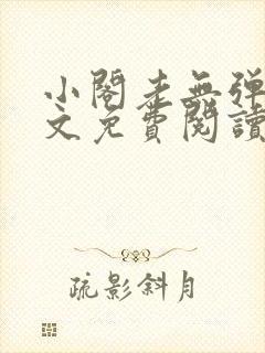 小阁老无弹窗全文免费阅读笔趣阁